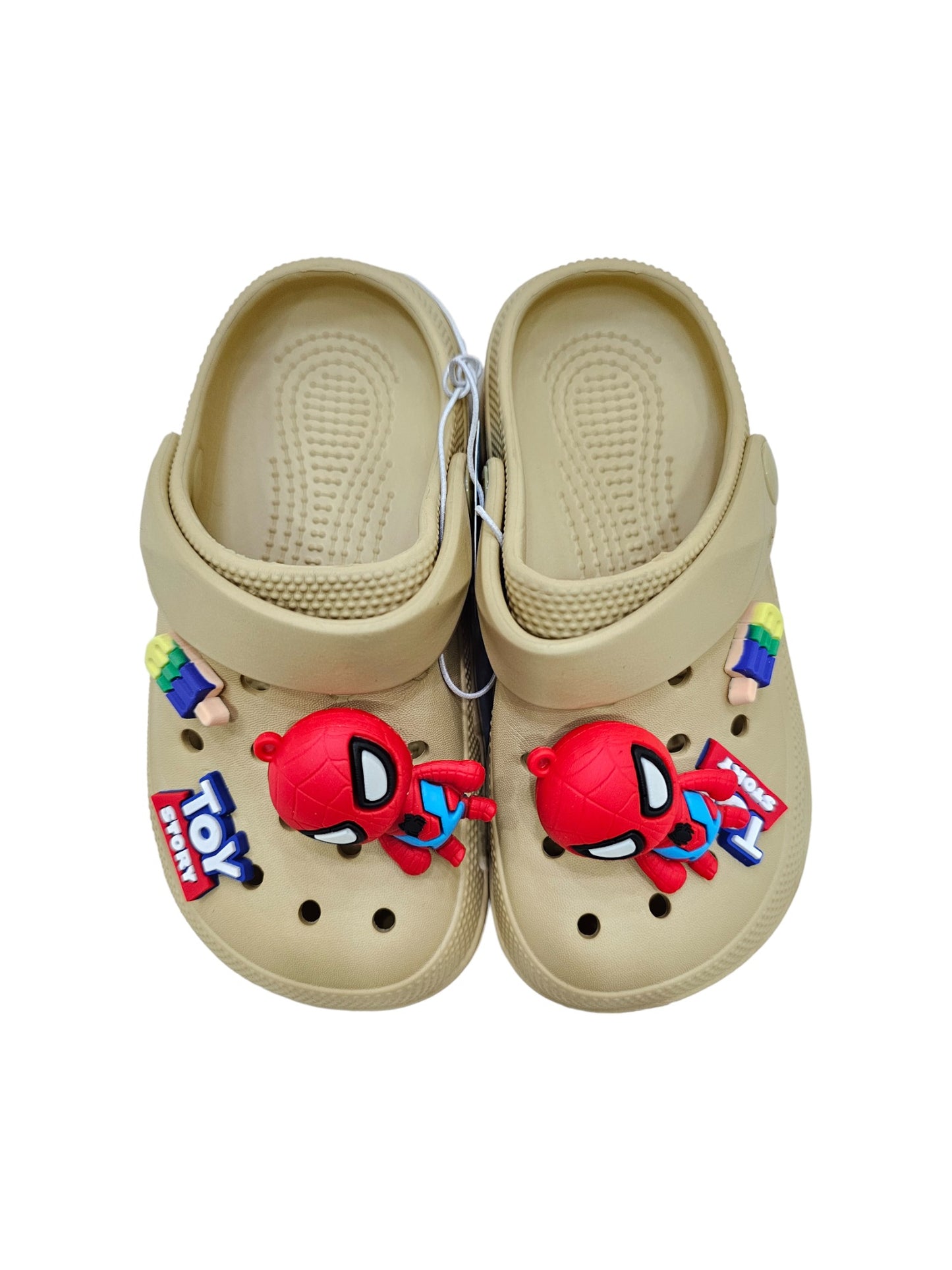 Green Spiderman Kids Crocs