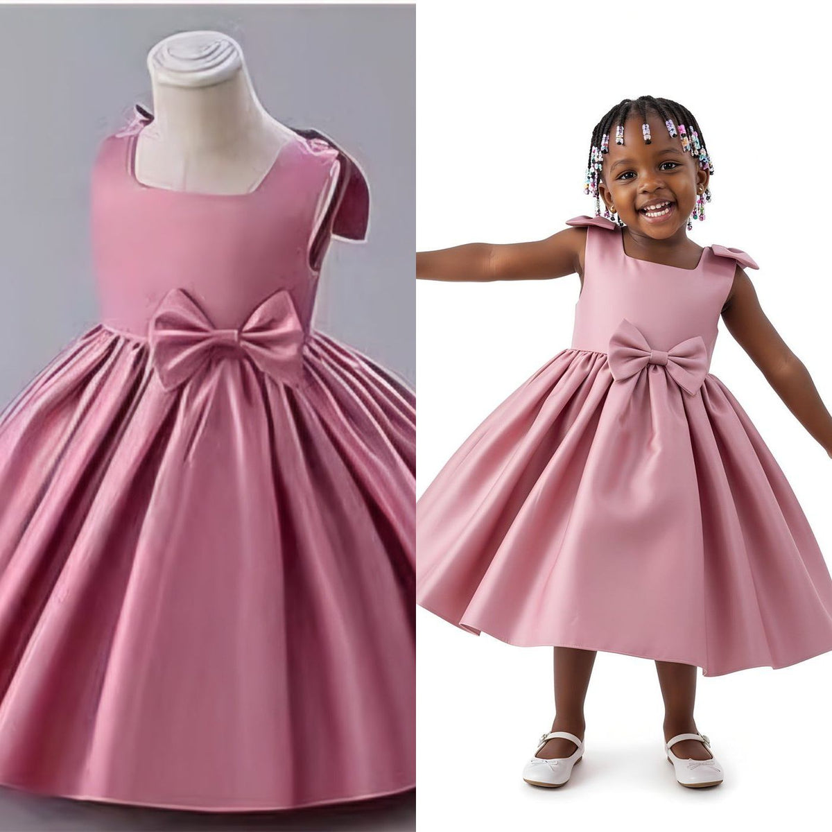 Girls Sleeveless Funky Dress | Sizes: 70, 80, 90, 100, 120 | Trendy Kids Wear
