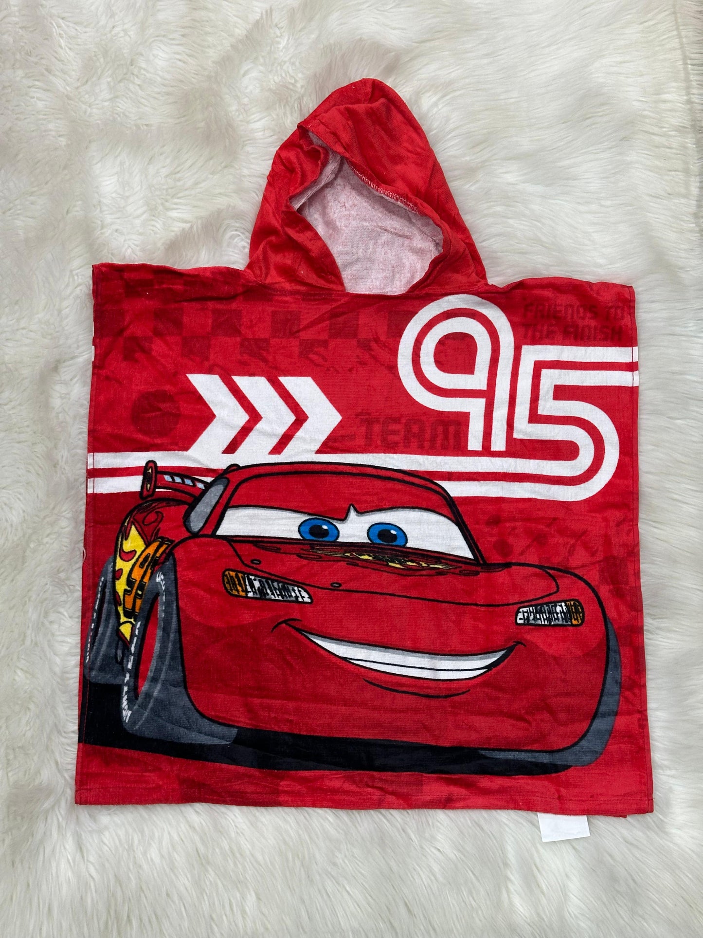 Cars kids swimming towels