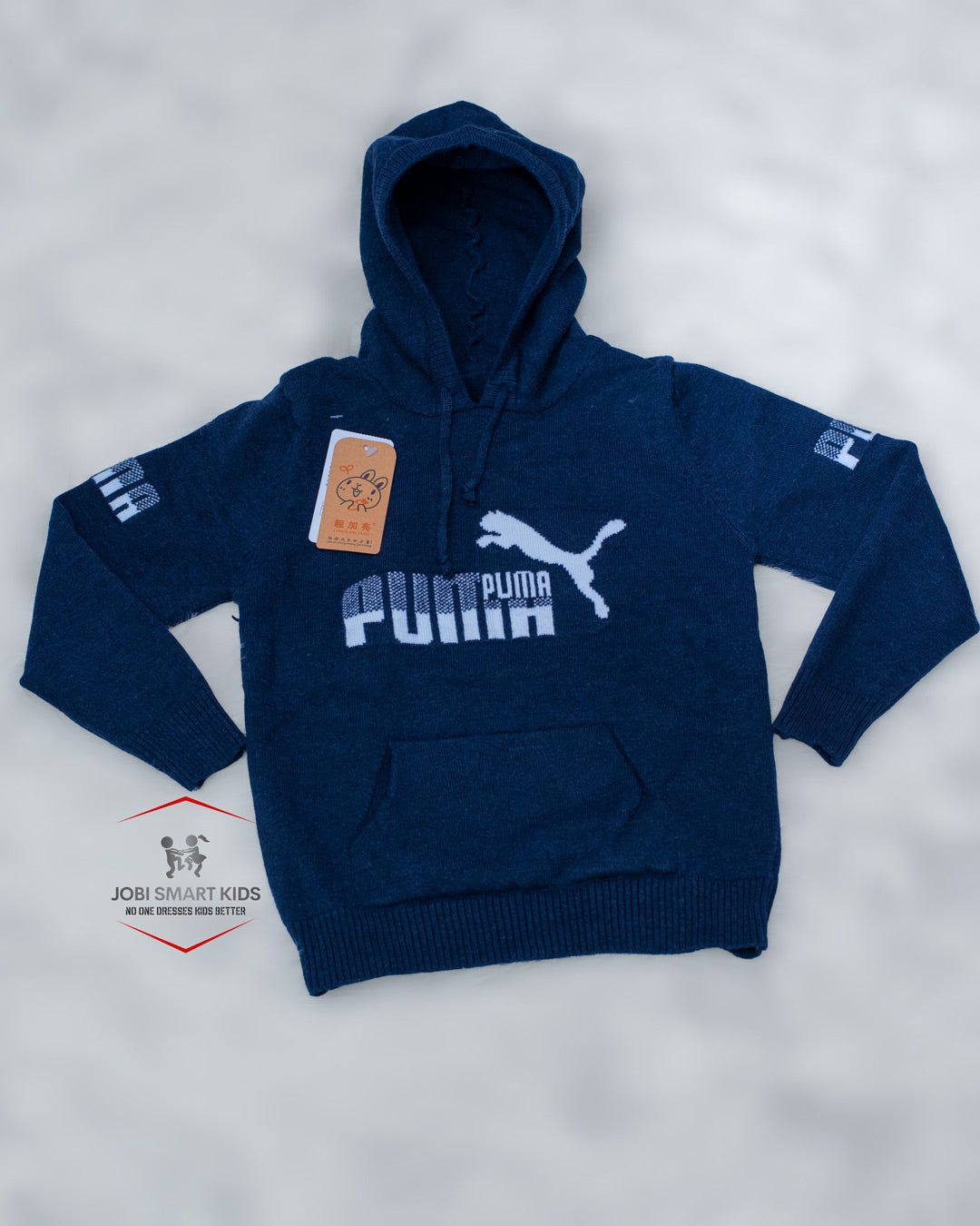 Navy puma hoodie online