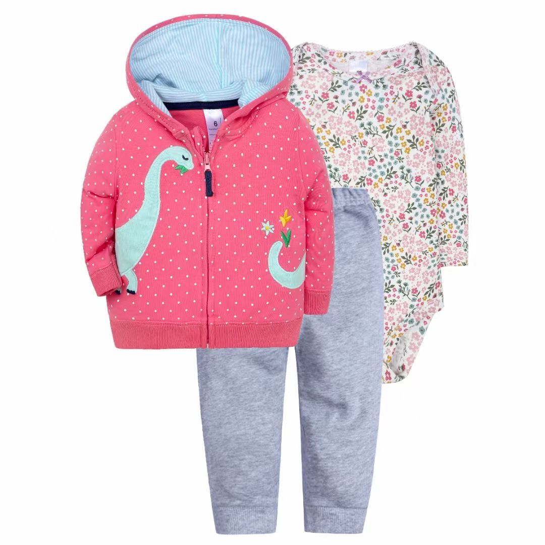 Three Piece Dinosaur Kids Track Suit Set