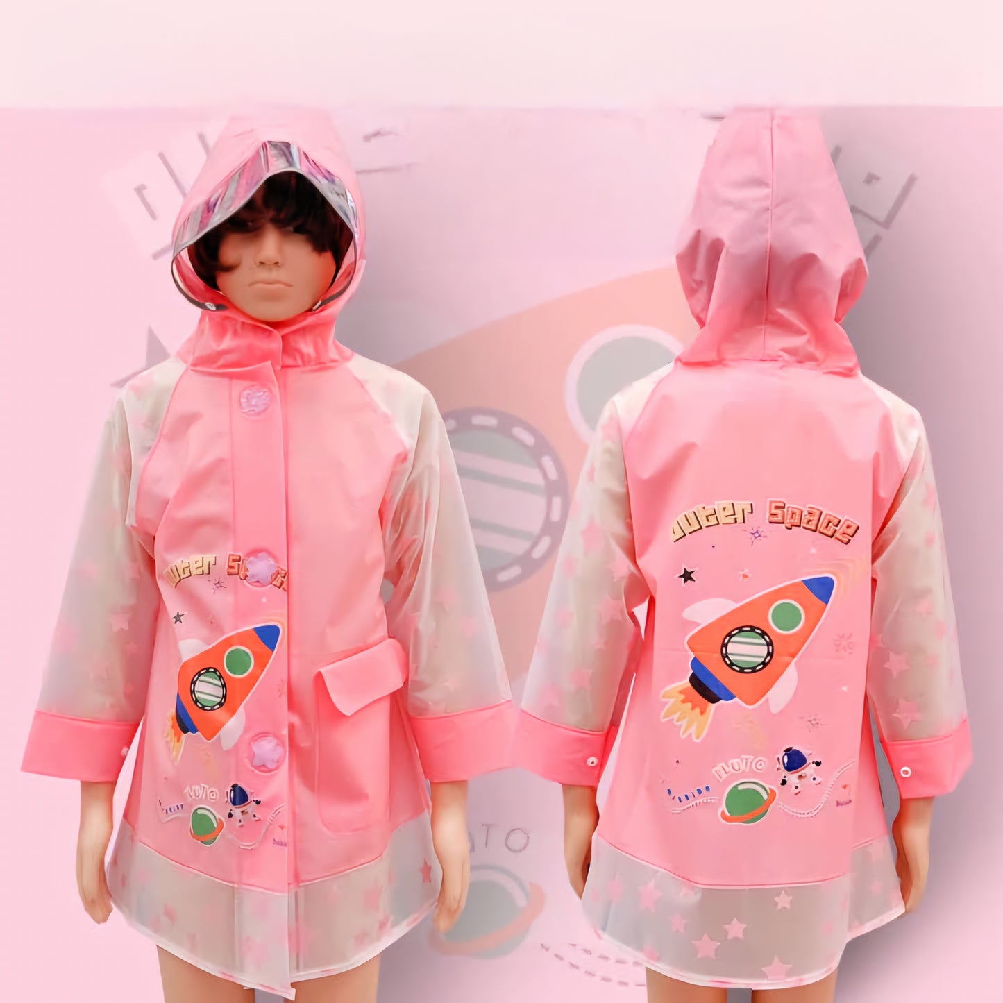 Outer space rain jacket in kenya