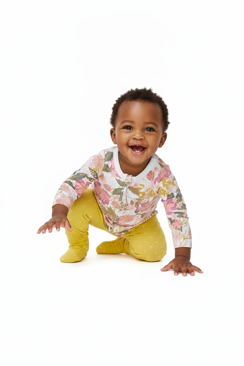 High Quality Baby Three-Piece Romper Set | Sizes 0–9 Months