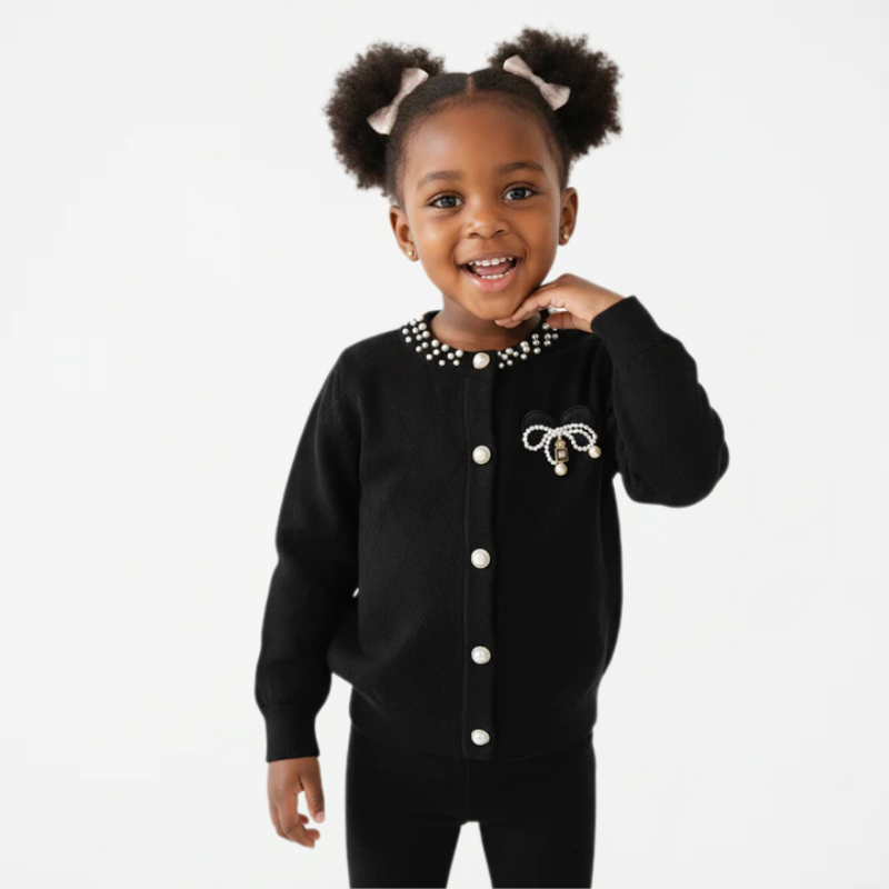 Black long-sleeved sweater