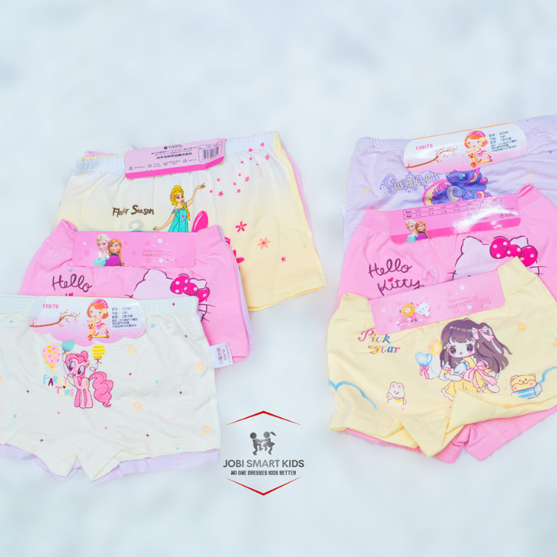 Girls Cotton Boxers | Sizes 110β160 | Soft, Comfortable & Breathable