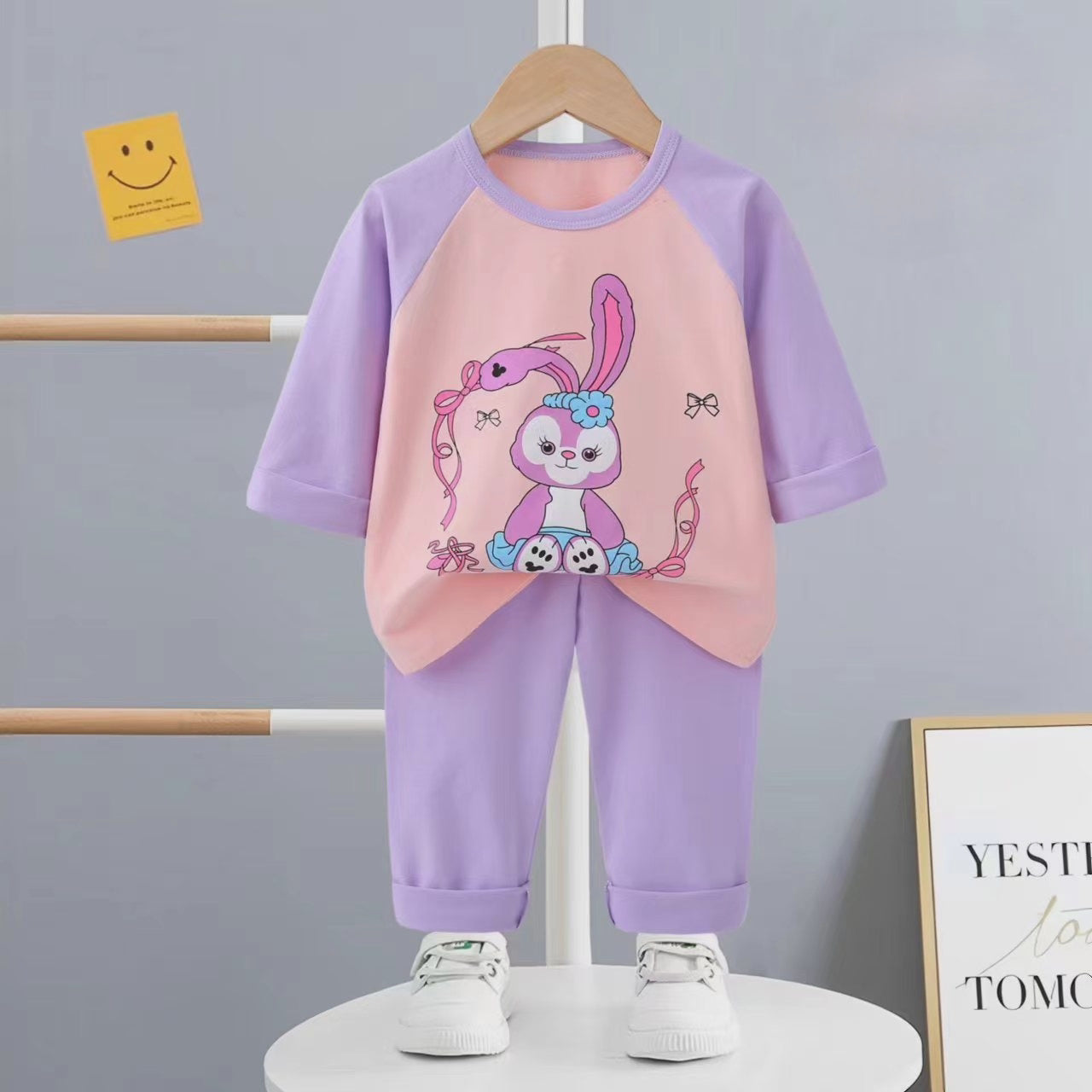 Stella Lou purple girls pajama