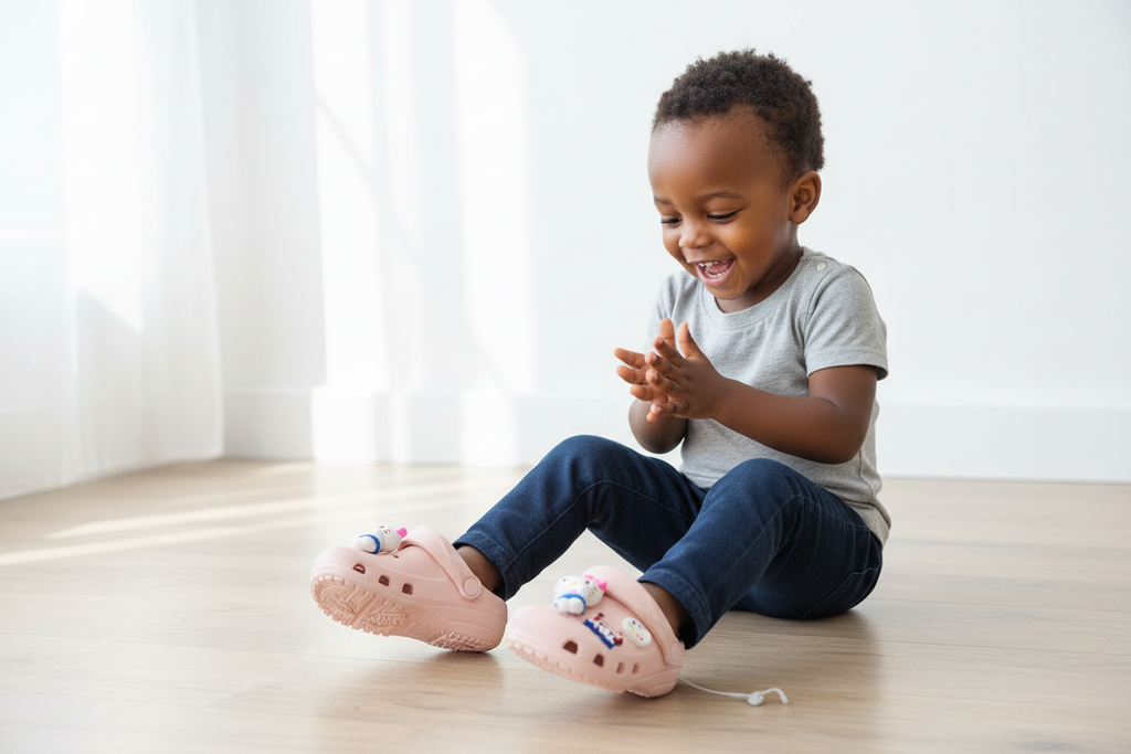 Hello Kitty Kids Crocs | Comfortable & Playful Footwear for Girls | Size:26