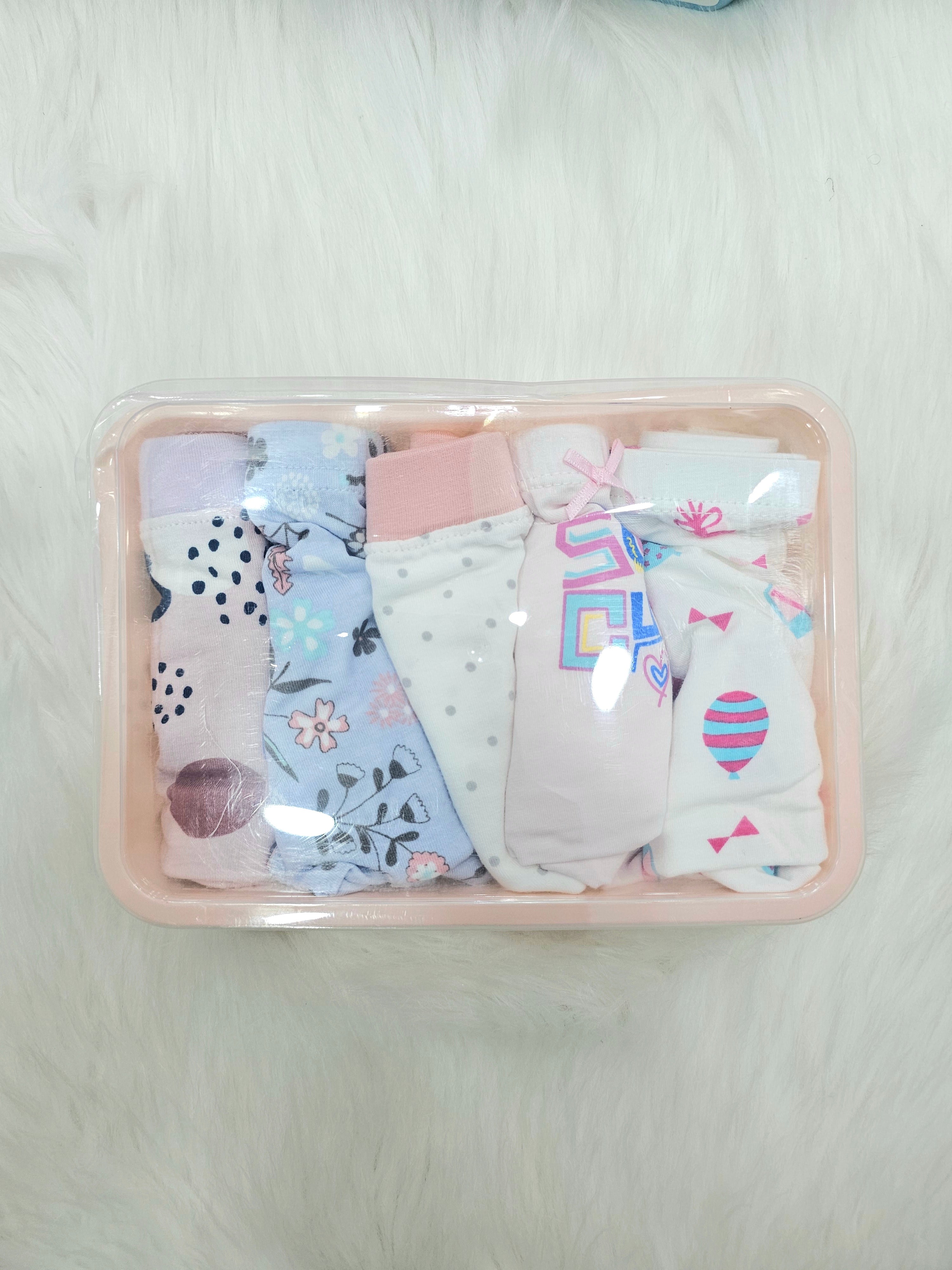 Cotton girls boxer set