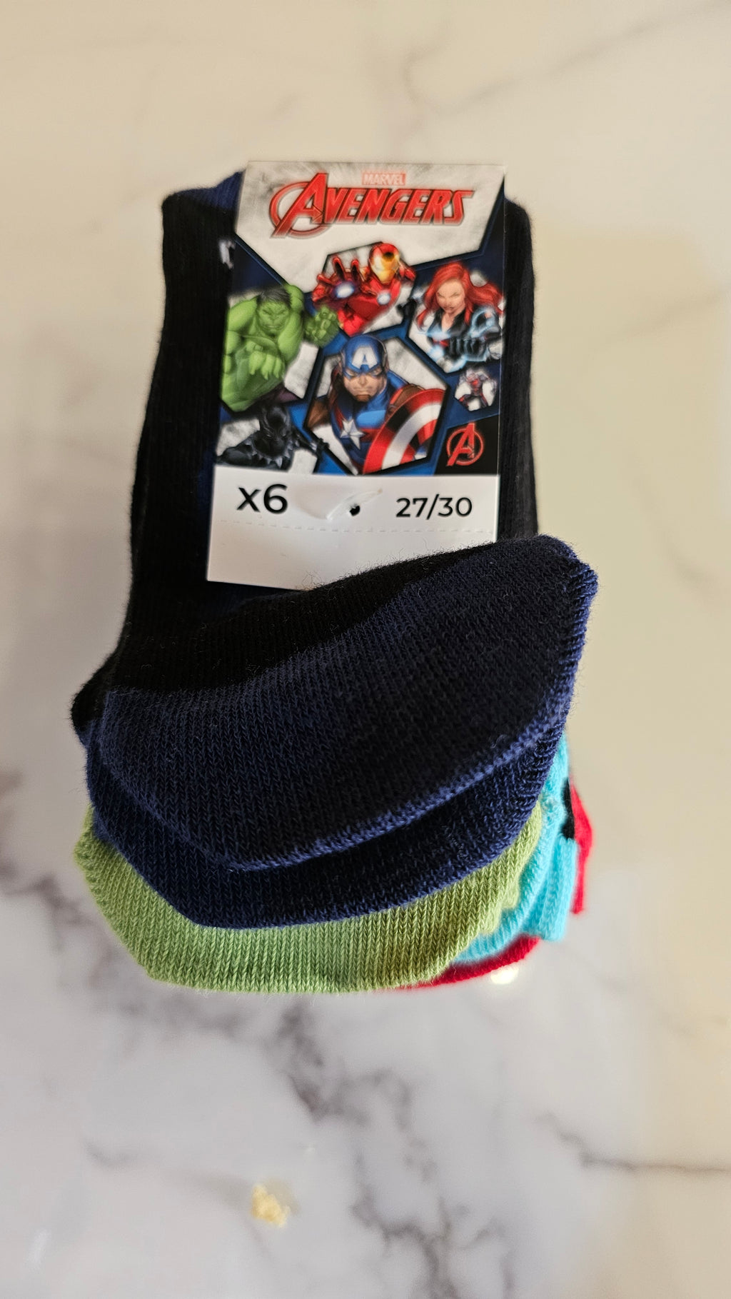 Avengers boys socks