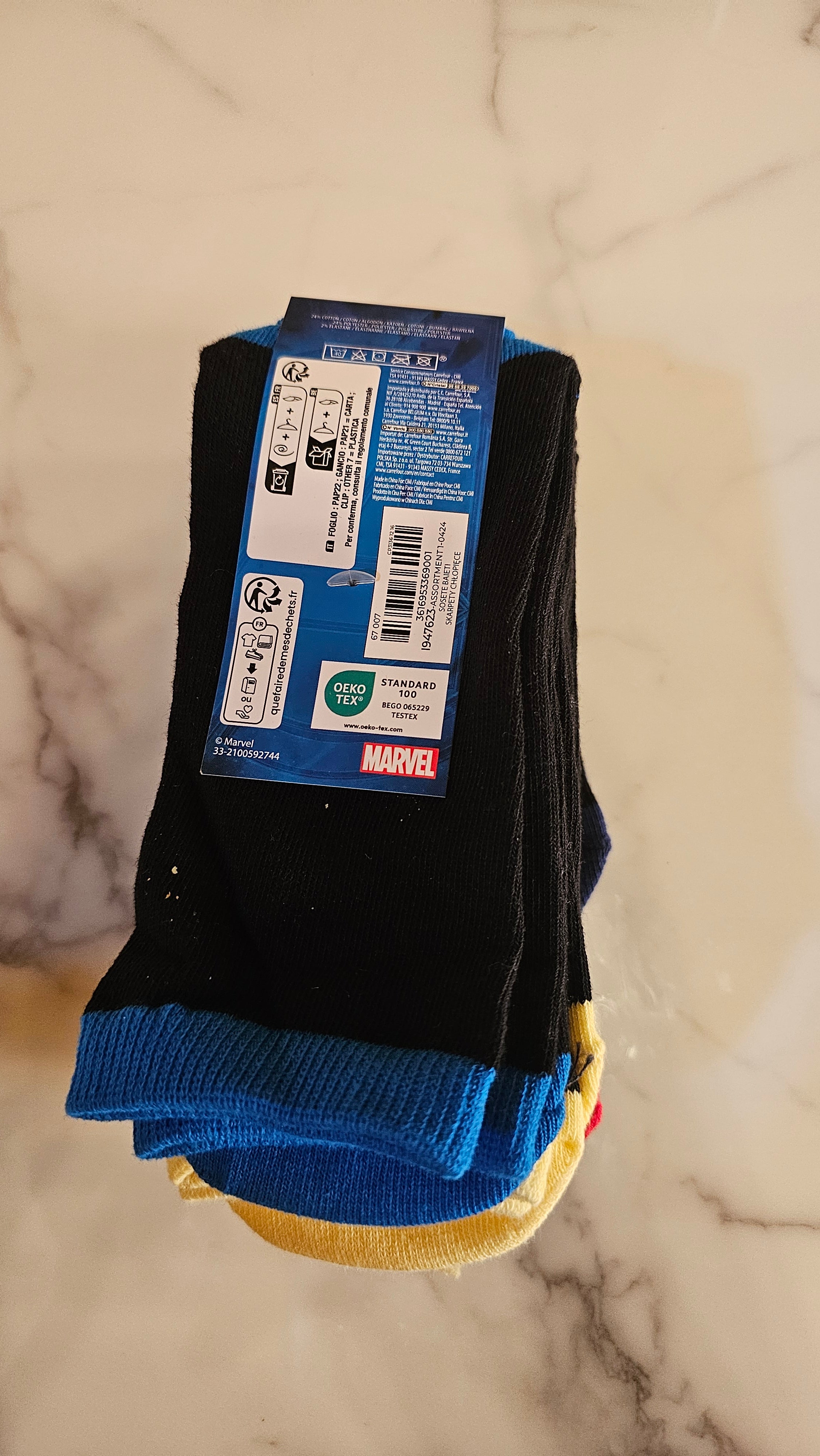 Avengers boys socks