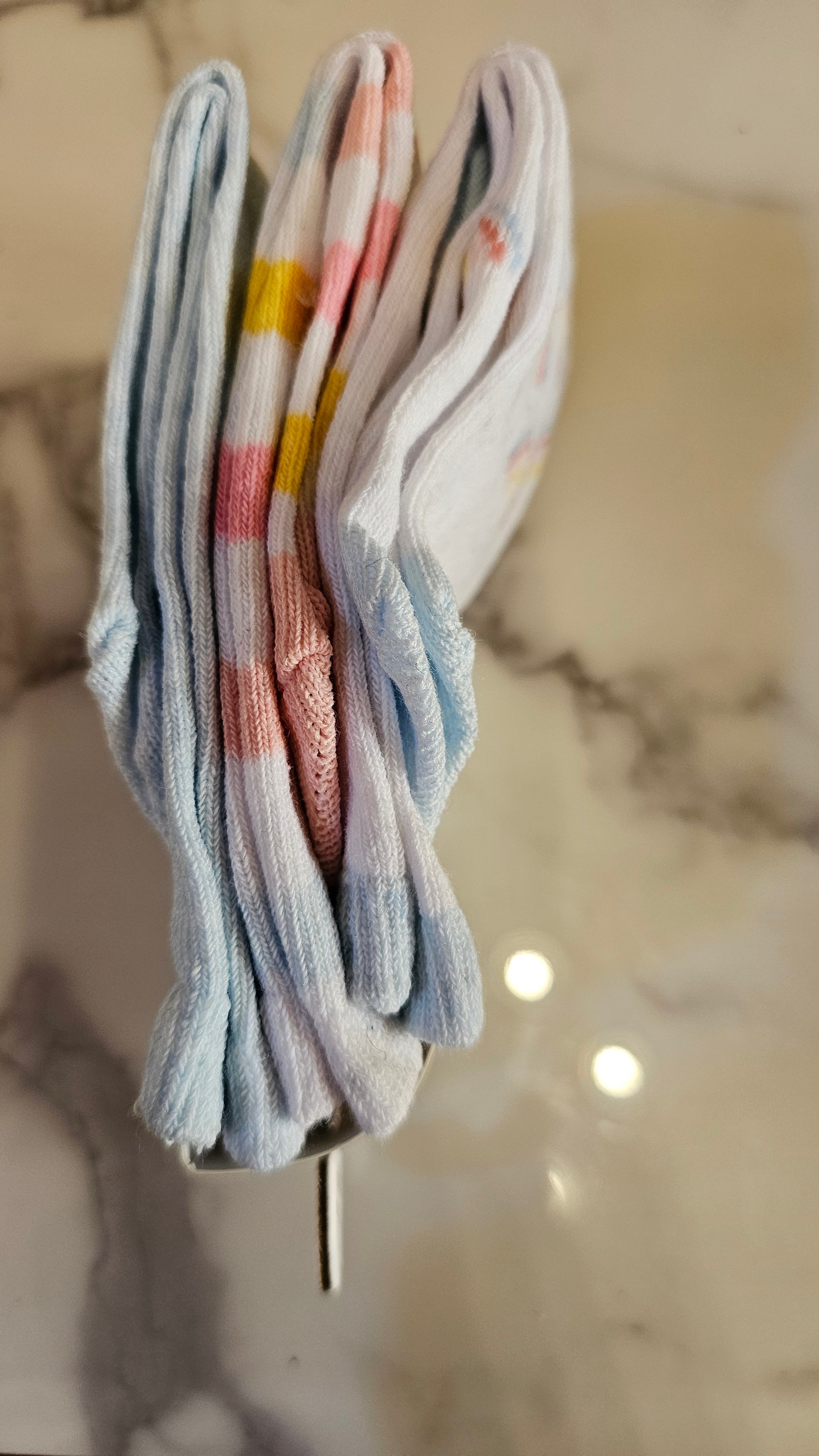 Three Pack Rainbow Socks