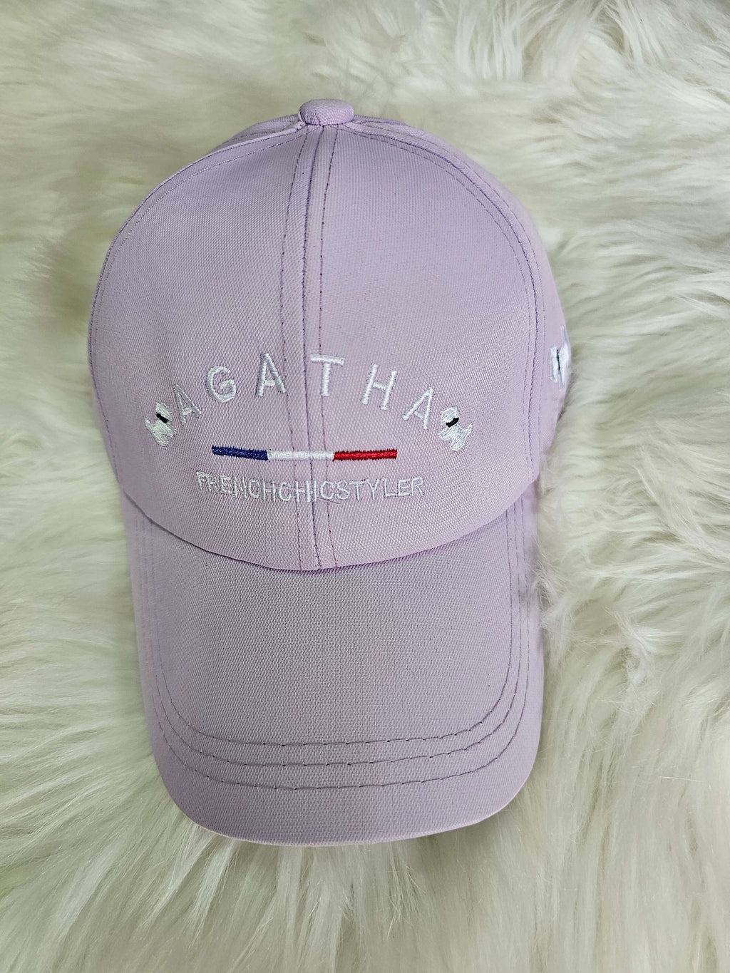 light pink kids cap