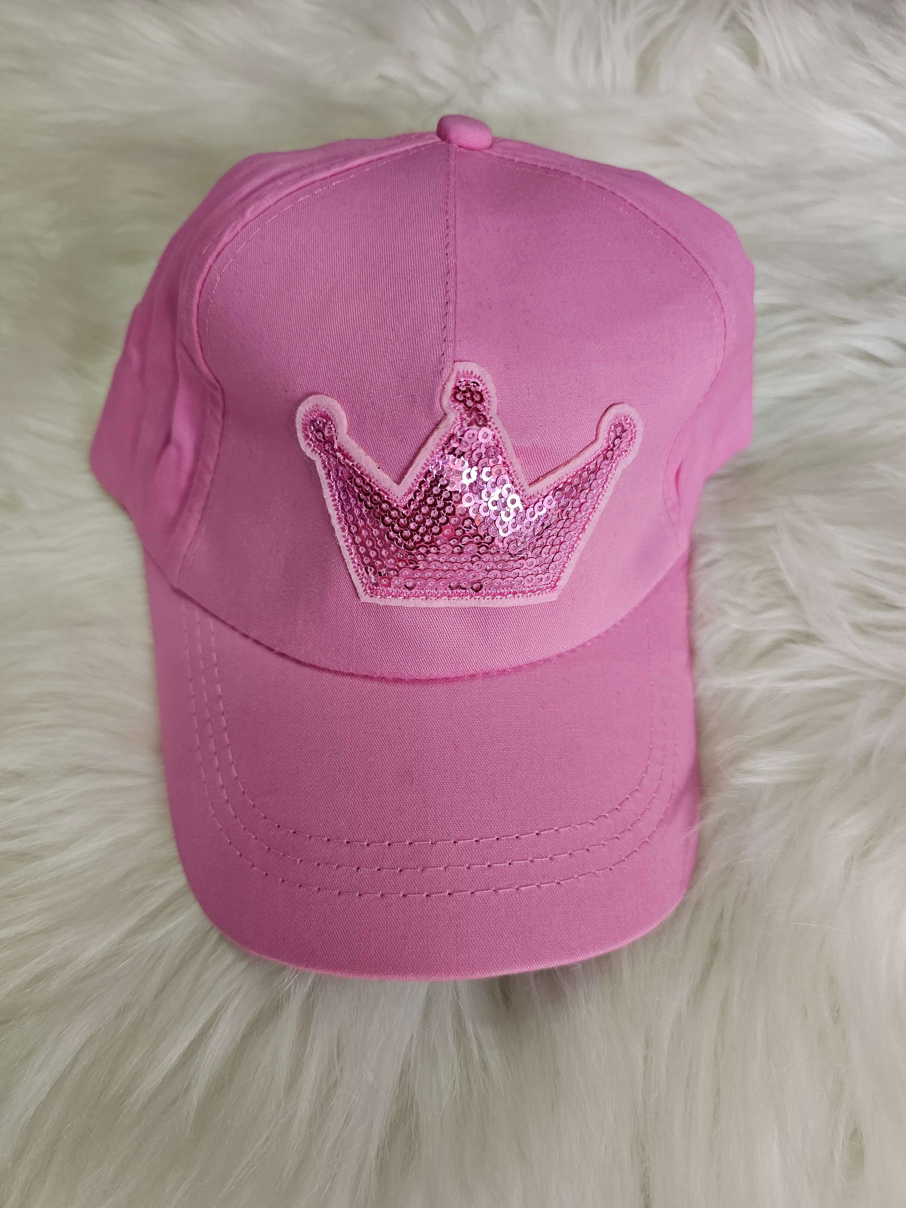 pink kids cap
