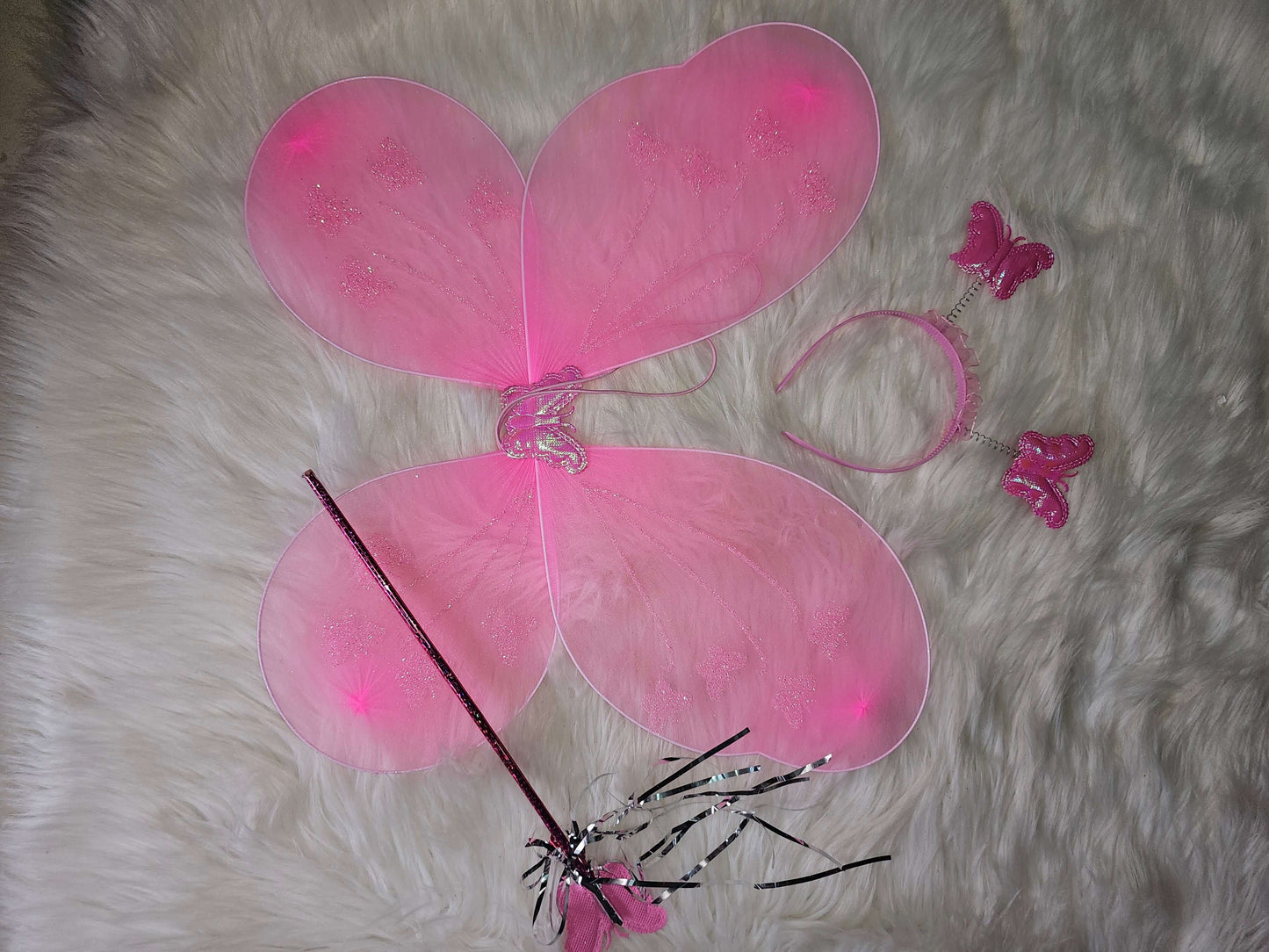 Pink Butterfly Fairy wings