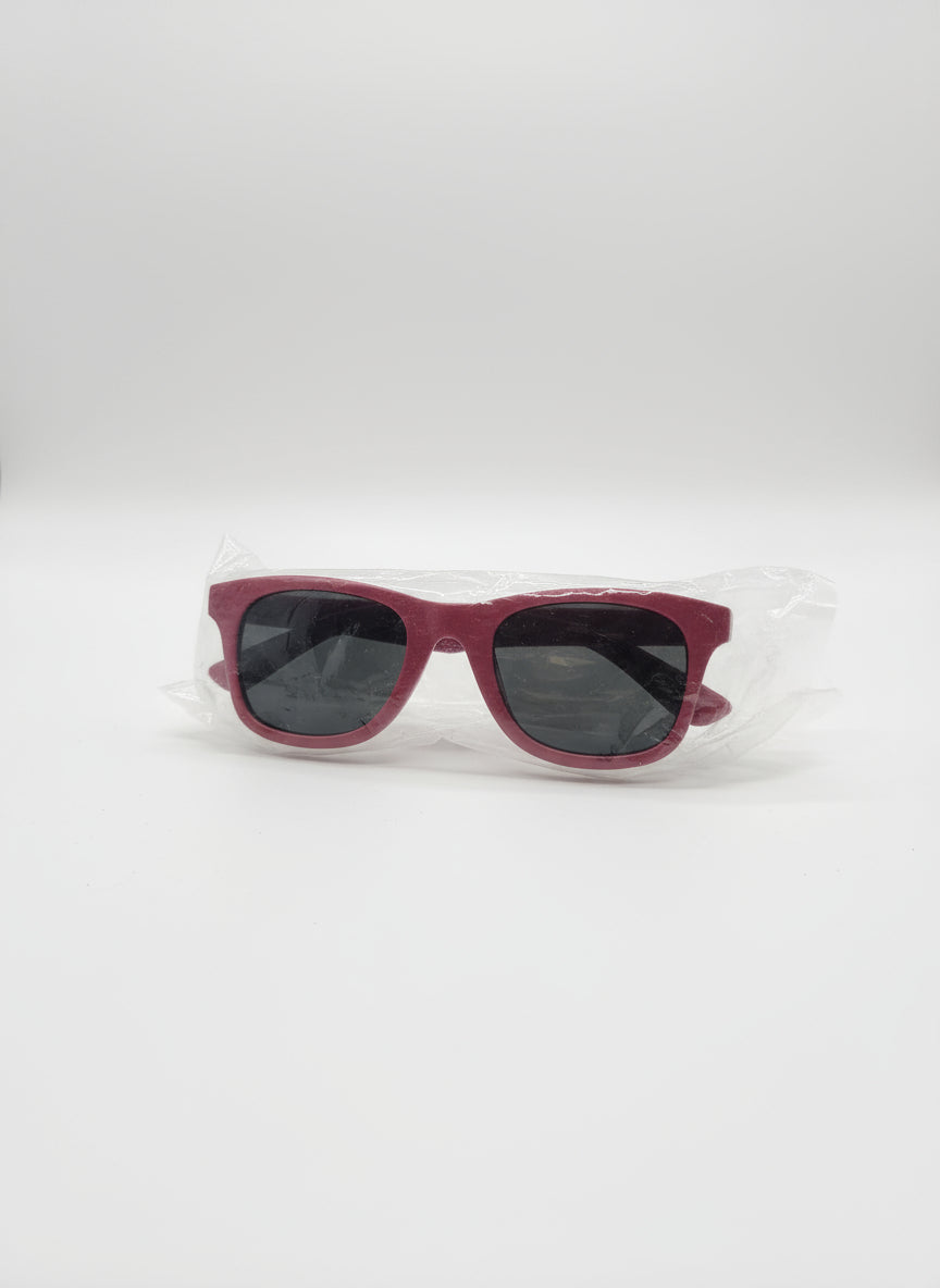 maroon kids sunglasses