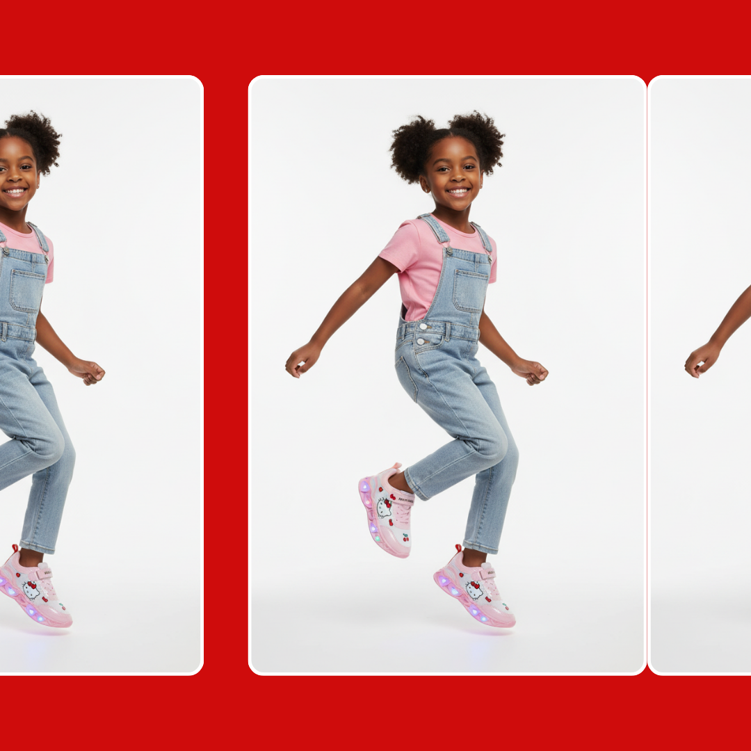 Girls Plain Flared Jeans | Retro Stretch Denim Pants for Kids | Comfortable Bootcut Jeans