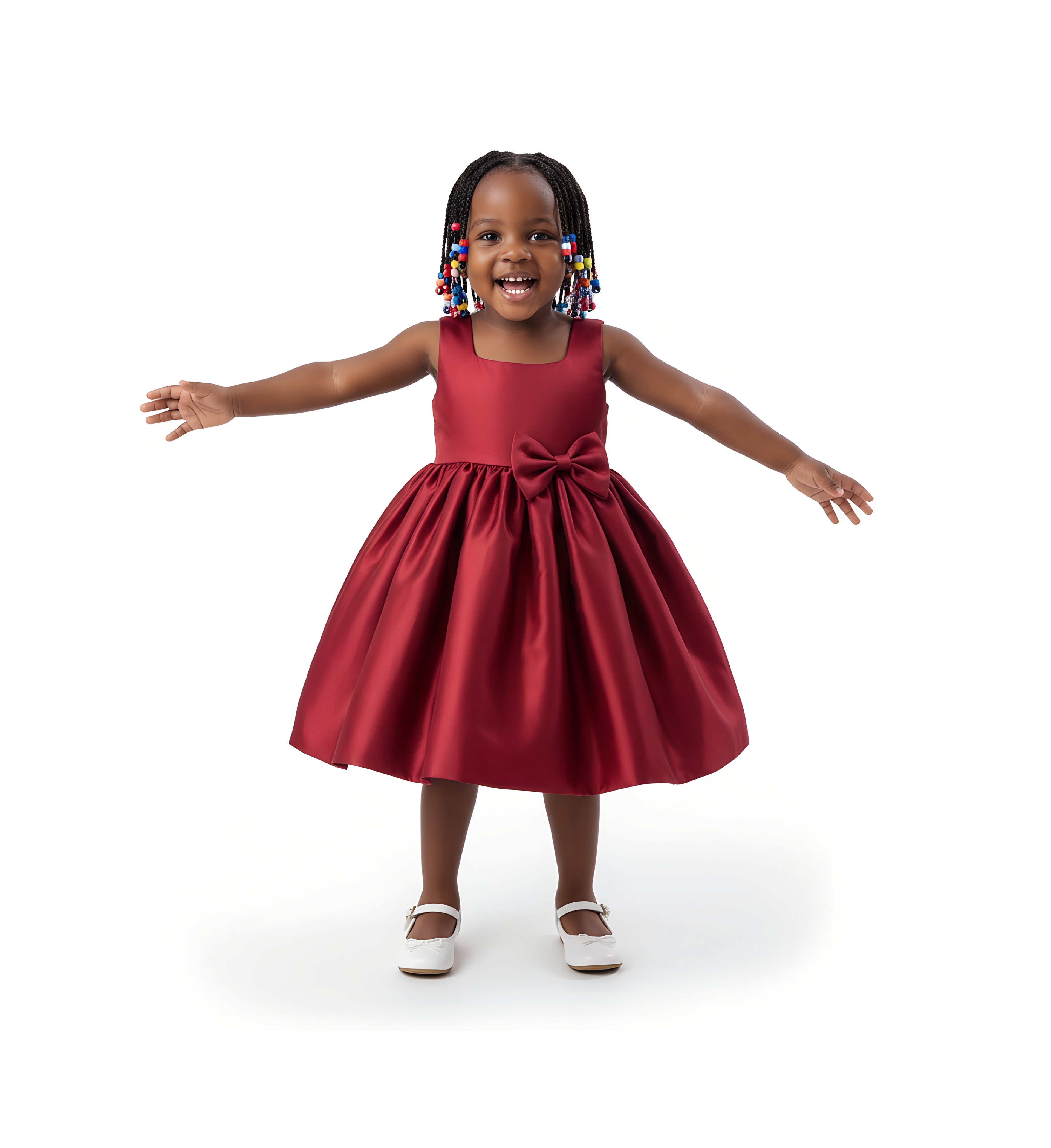 Girls Sleeveless Funky Dress | Sizes: 70, 80, 90, 100, 120 | Trendy Kids Wear