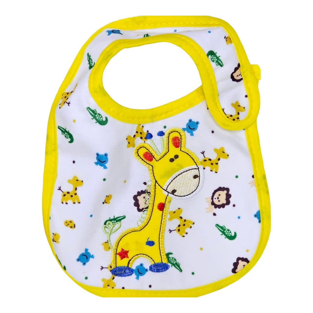 Anchors & Teddy Themed Boys Baby Bibs Set of 5 | Soft & Wipeable Cotton Blend