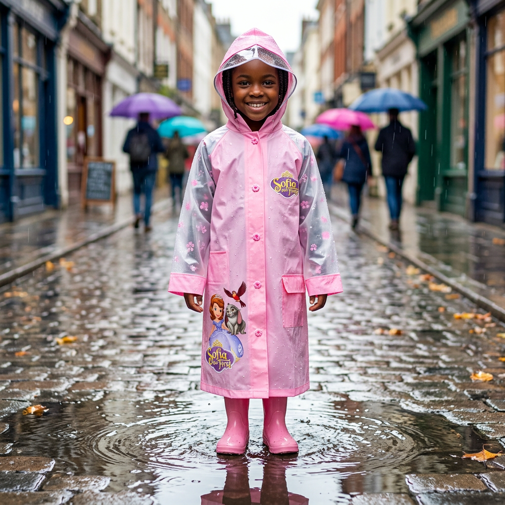 Sofia the First Pink Jacket for Girls | Kids’ Rain Jacket Kenya