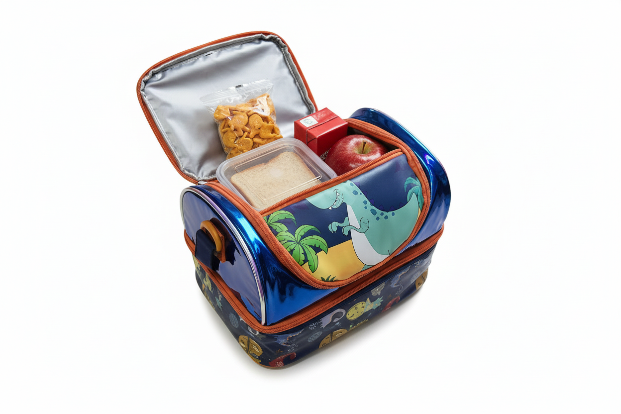 Dinosaur-Themed Lunch Bag for Kids | Durable & Spacious Lunch Carrier