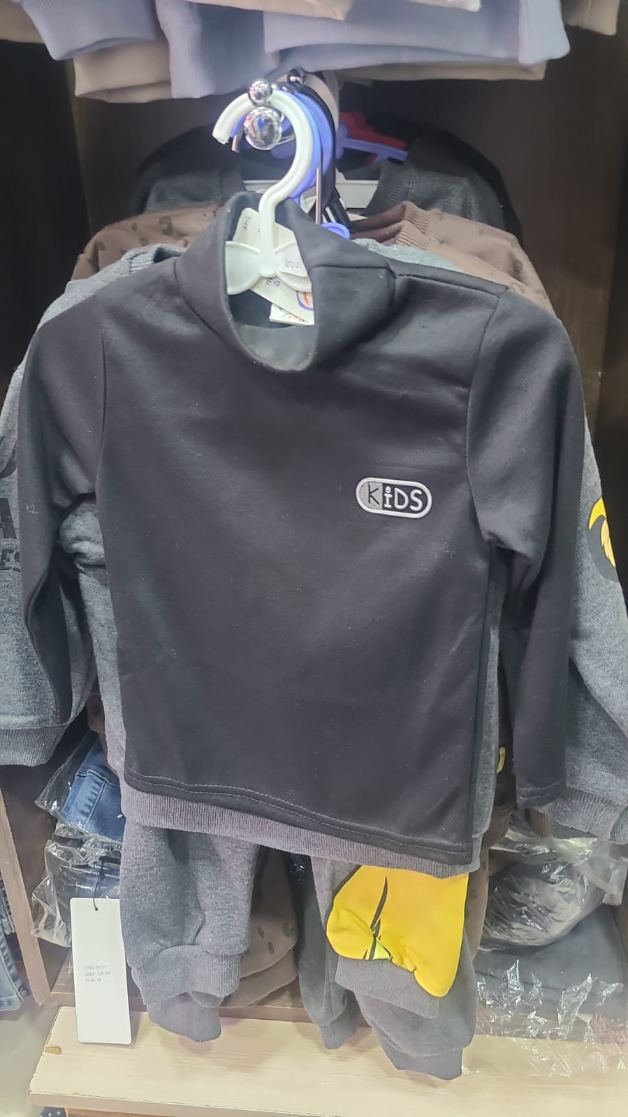 Black pull neck