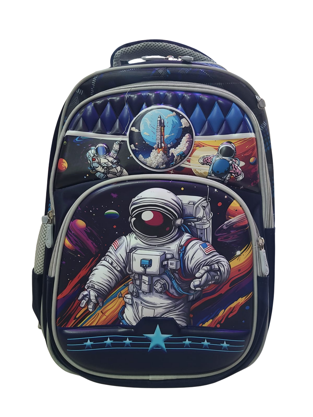 New Space-Themed 3-Piece School Bag Set for Kids | Durable & Waterproof Backpack