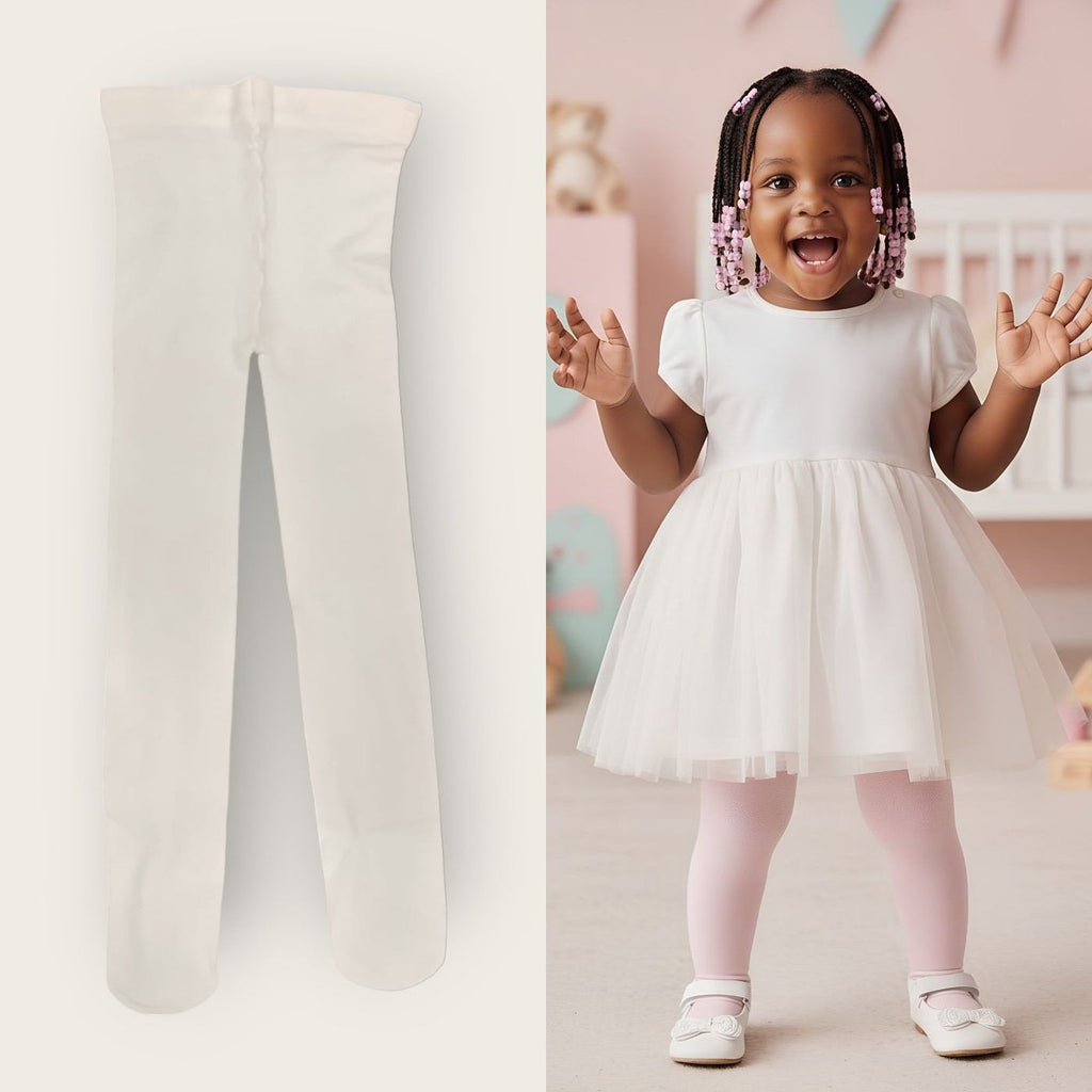 Baby Pink Light Stockings | Soft Cotton | Size 9–12m