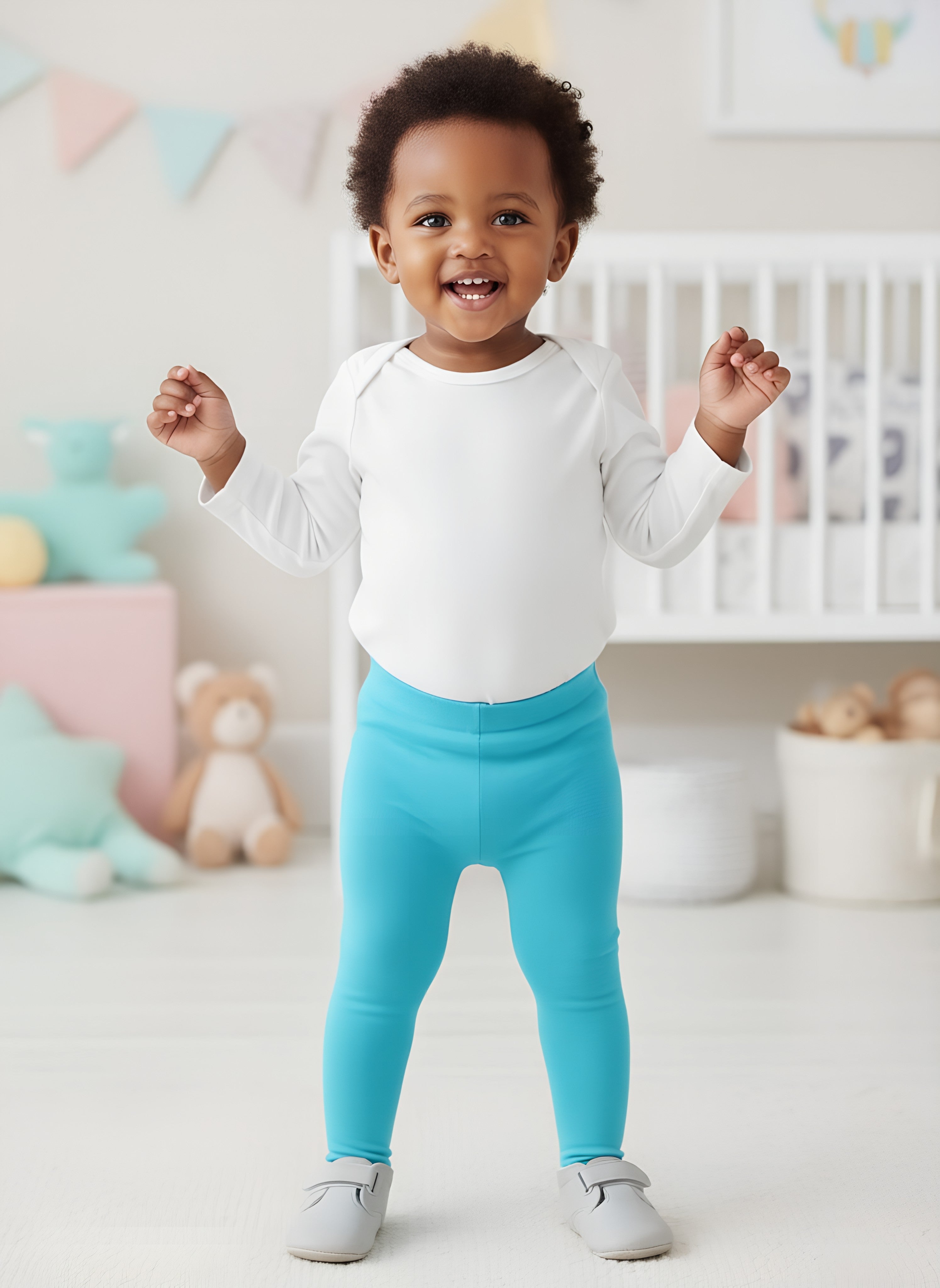 Blue Light Kids' Stockings | Soft & Breathable | Size 12–16m