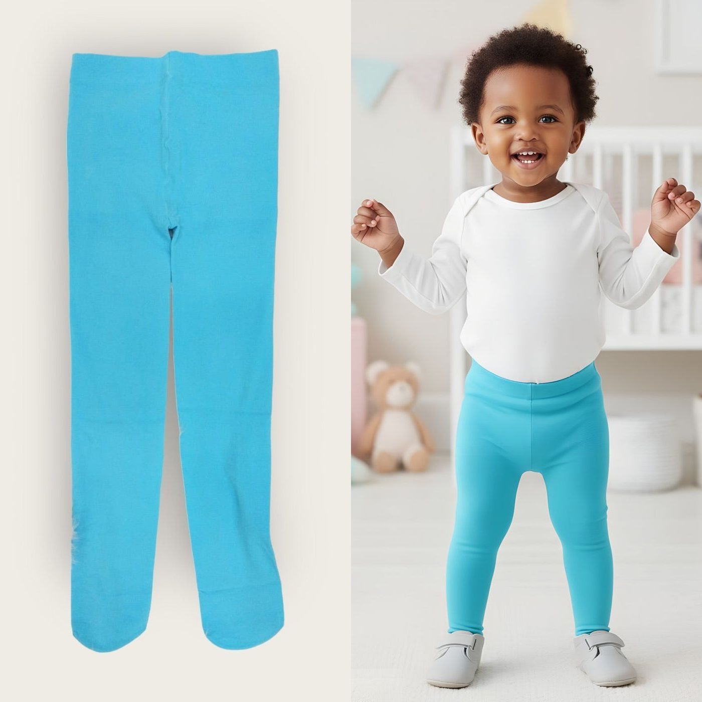 Blue Light Kids' Stockings | Soft & Breathable | Size 12–16m