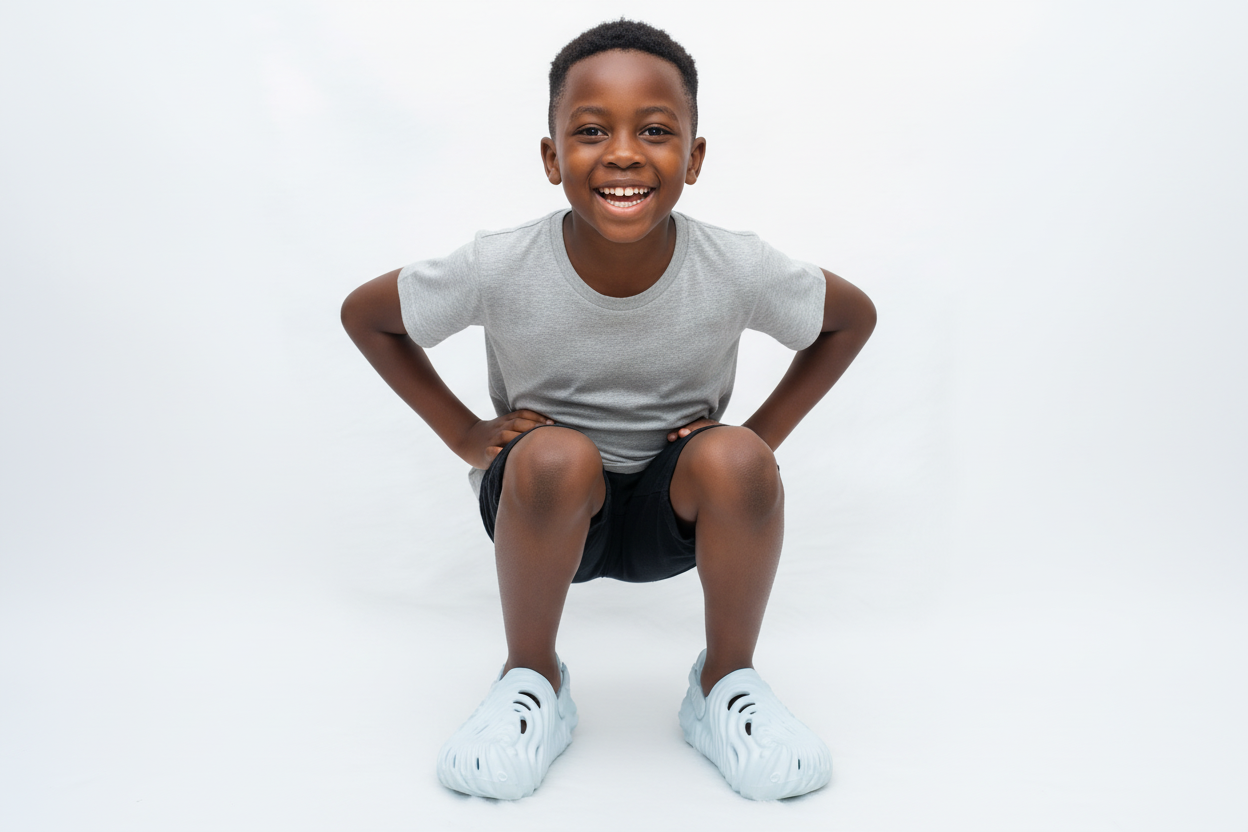 Big White Kids’ Crocs | Sizes 43, 44, 45 | Lightweight & Comfortable