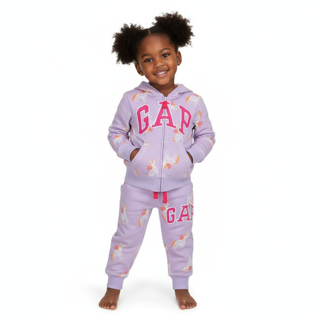 GAP Kids Tracksuit  | 100% Soft Cotton | Sizes 12‑18M, 18‑24M, 2Y, 3Y