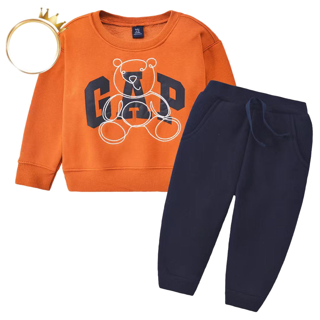 GAP Kids Cotton Tracksuit – 12‑18M | 18‑24M | 2T | 3T Soft Baby Outfit