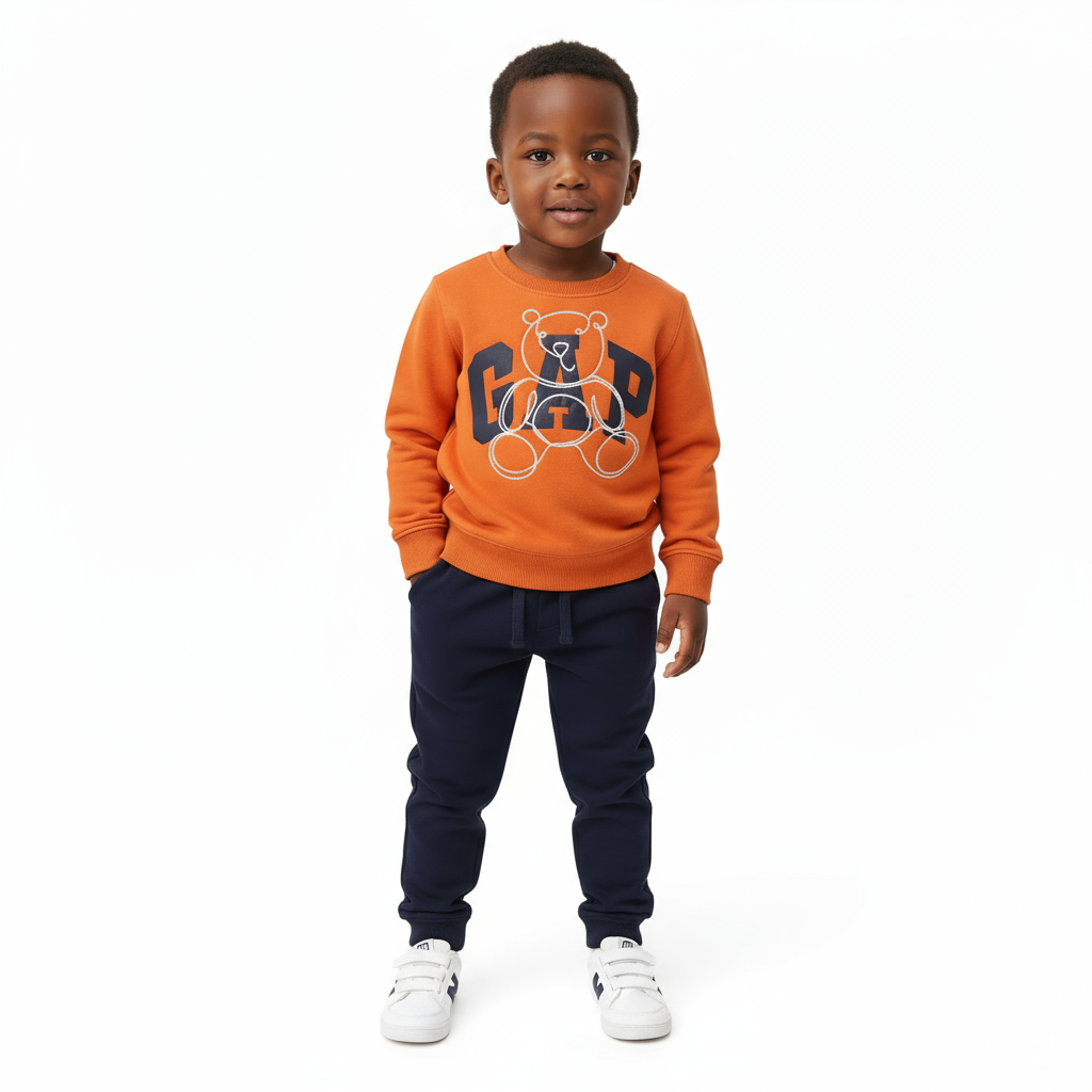GAP Kids Cotton Tracksuit – 12‑18M | 18‑24M | 2T | 3T Soft Baby Outfit