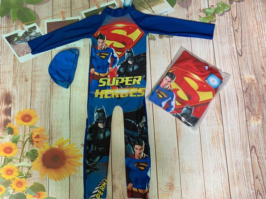 Superhero swimming costume