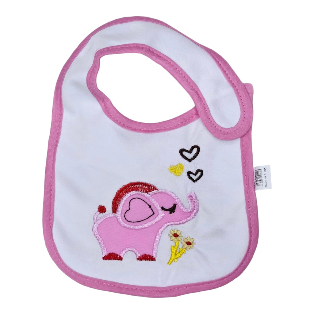 Girls pink bibs set