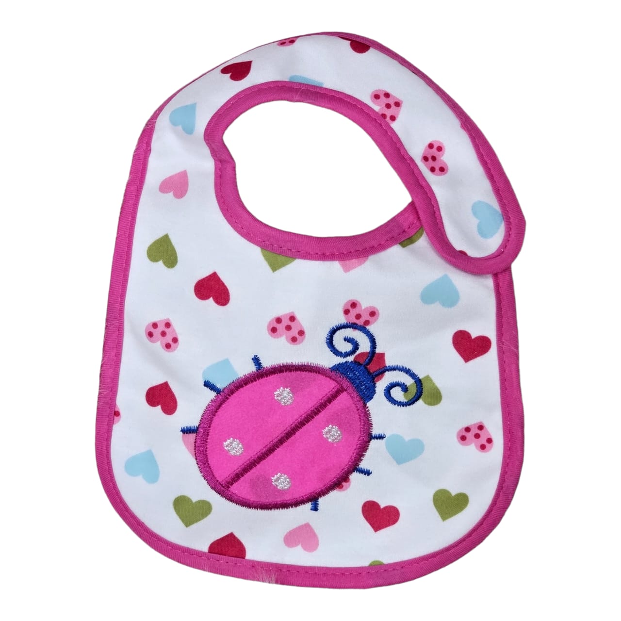 Girls pink bibs set