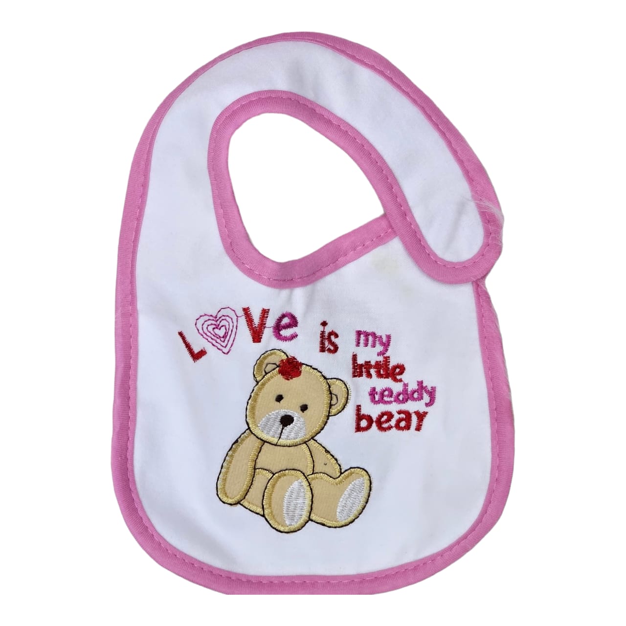 Girls pink bibs set