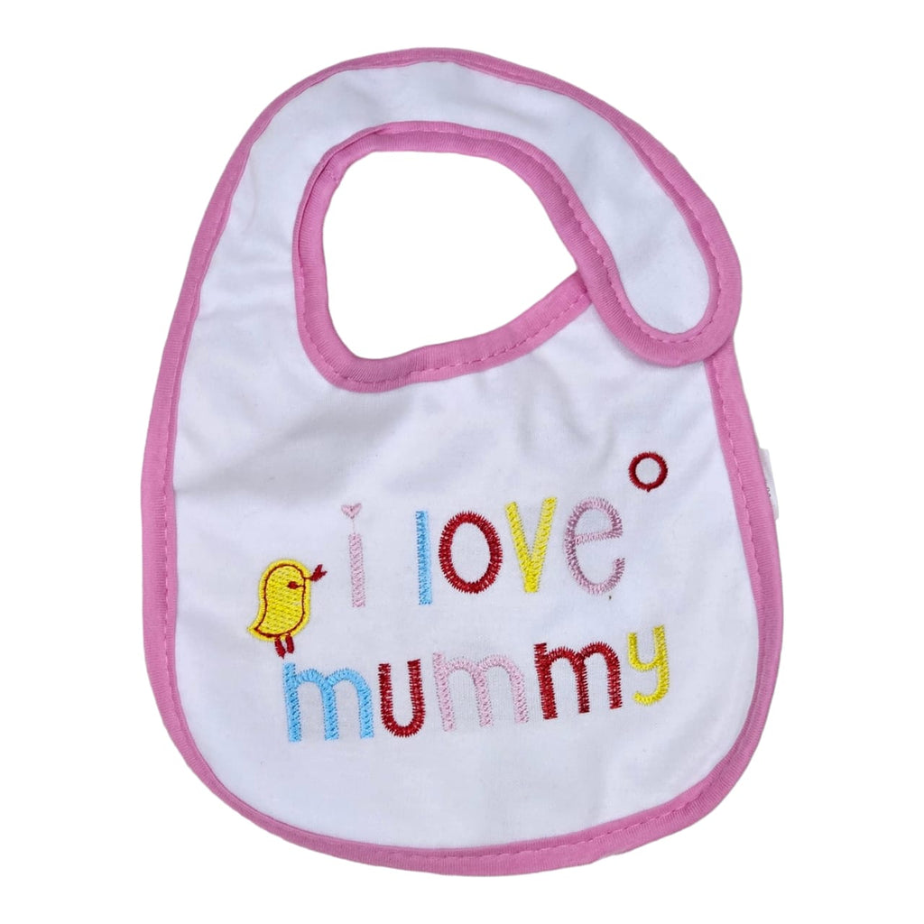 Girls pink bibs set