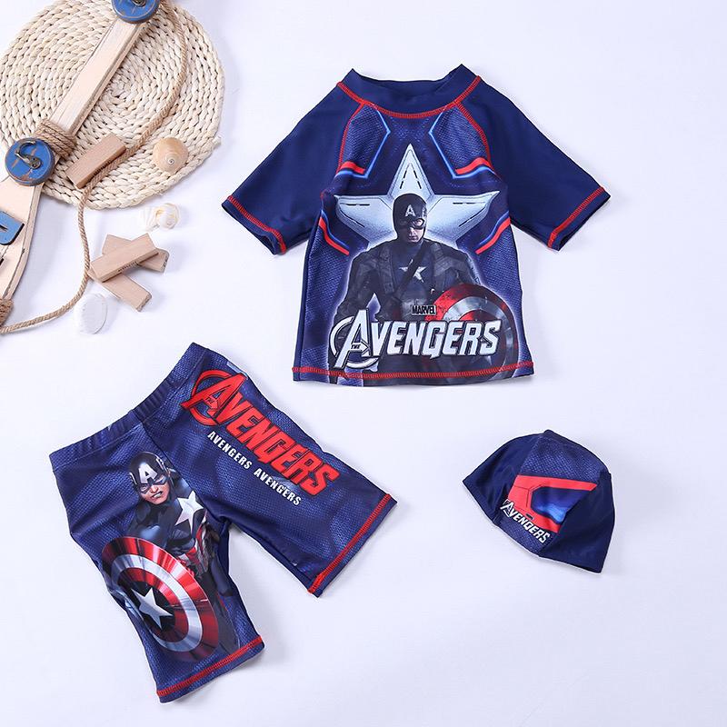 Kids Swimming Costume Two Piece Avengers