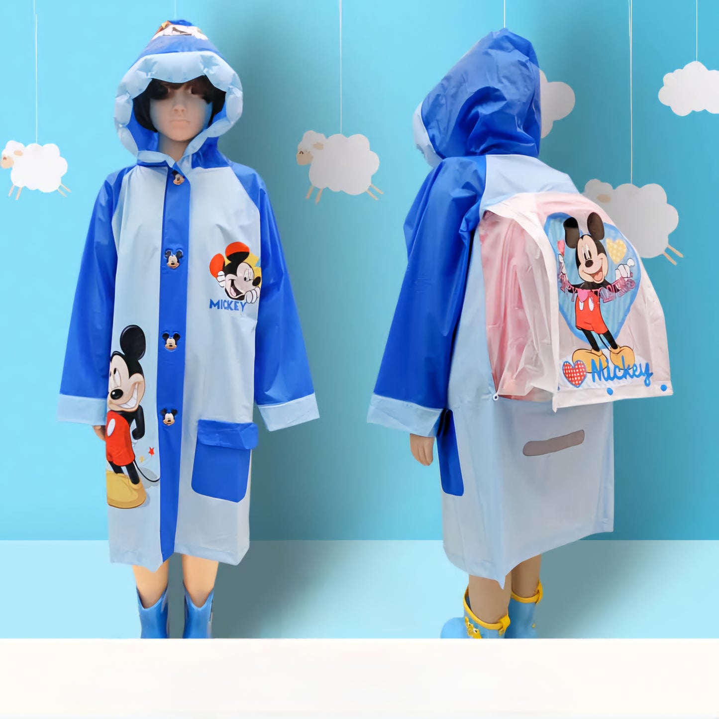 Mickey mouse rain jacket