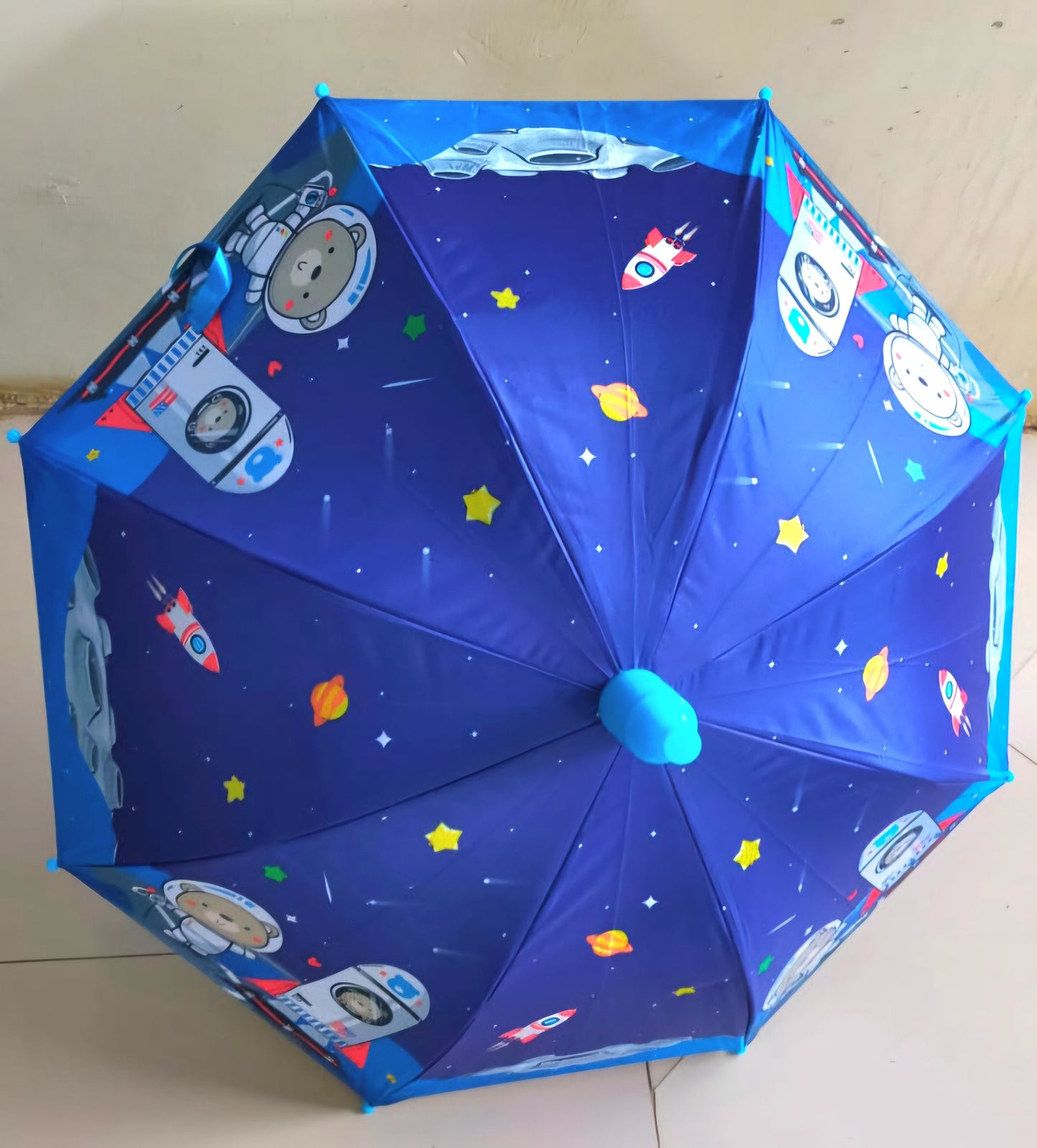 Blue space umbrella