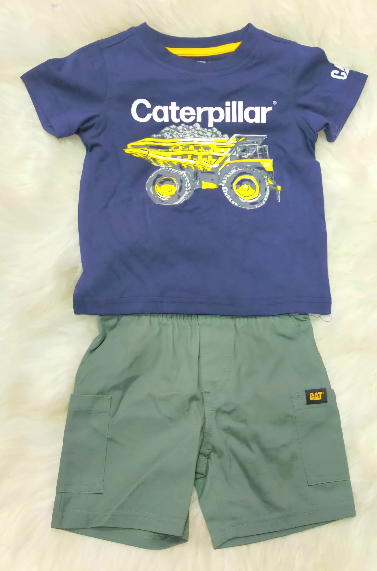 Two piece catepillar short set