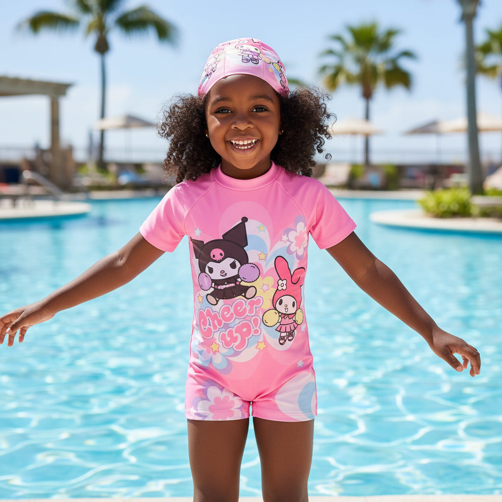 Girls’ Swimming Costumes | kuromi | Comfortable & Stylish Swimwear