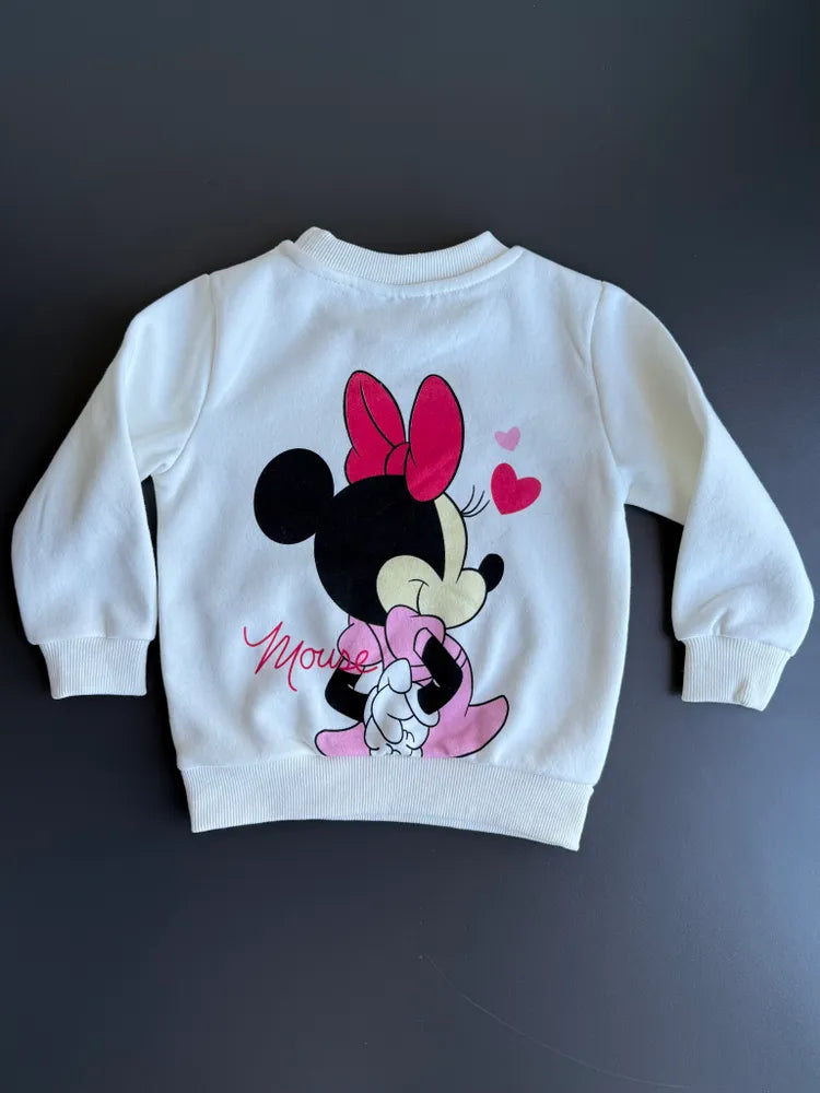 High Quality Mickey Mouse Kids Tracksuit | Sweatshirt top + Jogger pants|2–8yrs