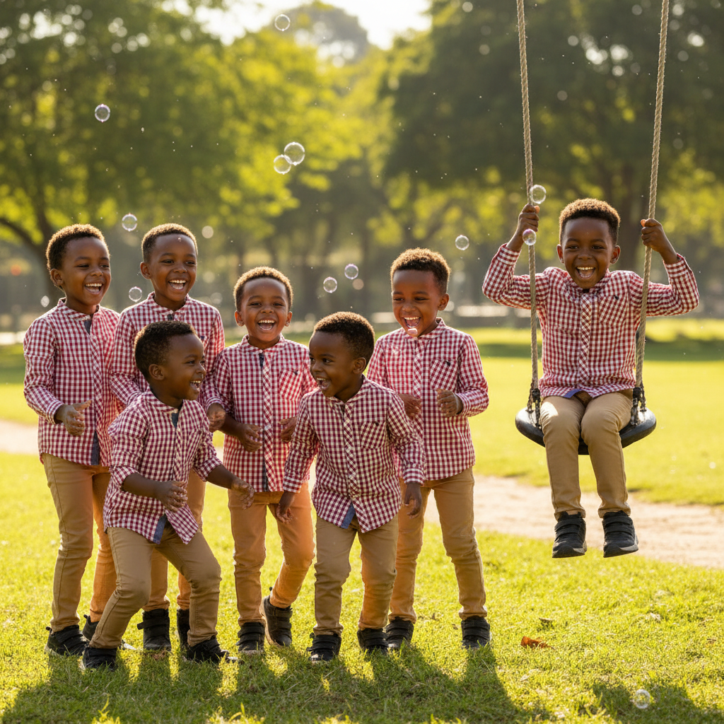 Checked Cotton Long Sleeve Boys Shirt | Sizes: 18 Months – 6 Years | Classic & Stylish