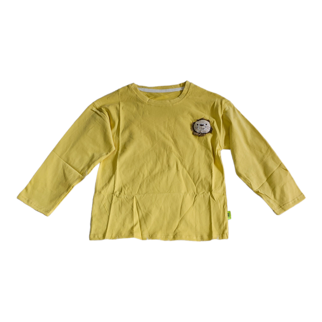 Yellow Long Sleeve Boys’ T-Shirt | Sizes 3–8 | Comfortable Everyday Wear