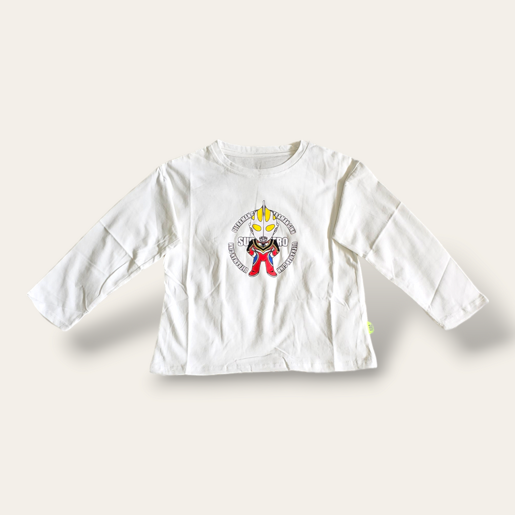 boys long sleeve ultraman long sleeve shirt