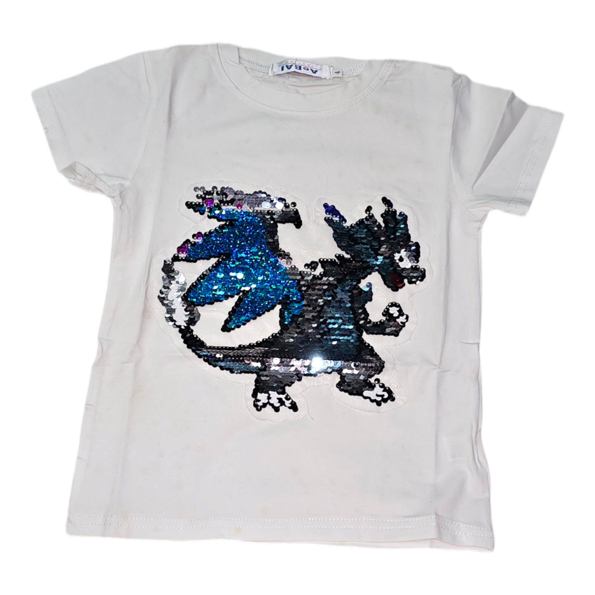 White Dragon Kids T-Shirt