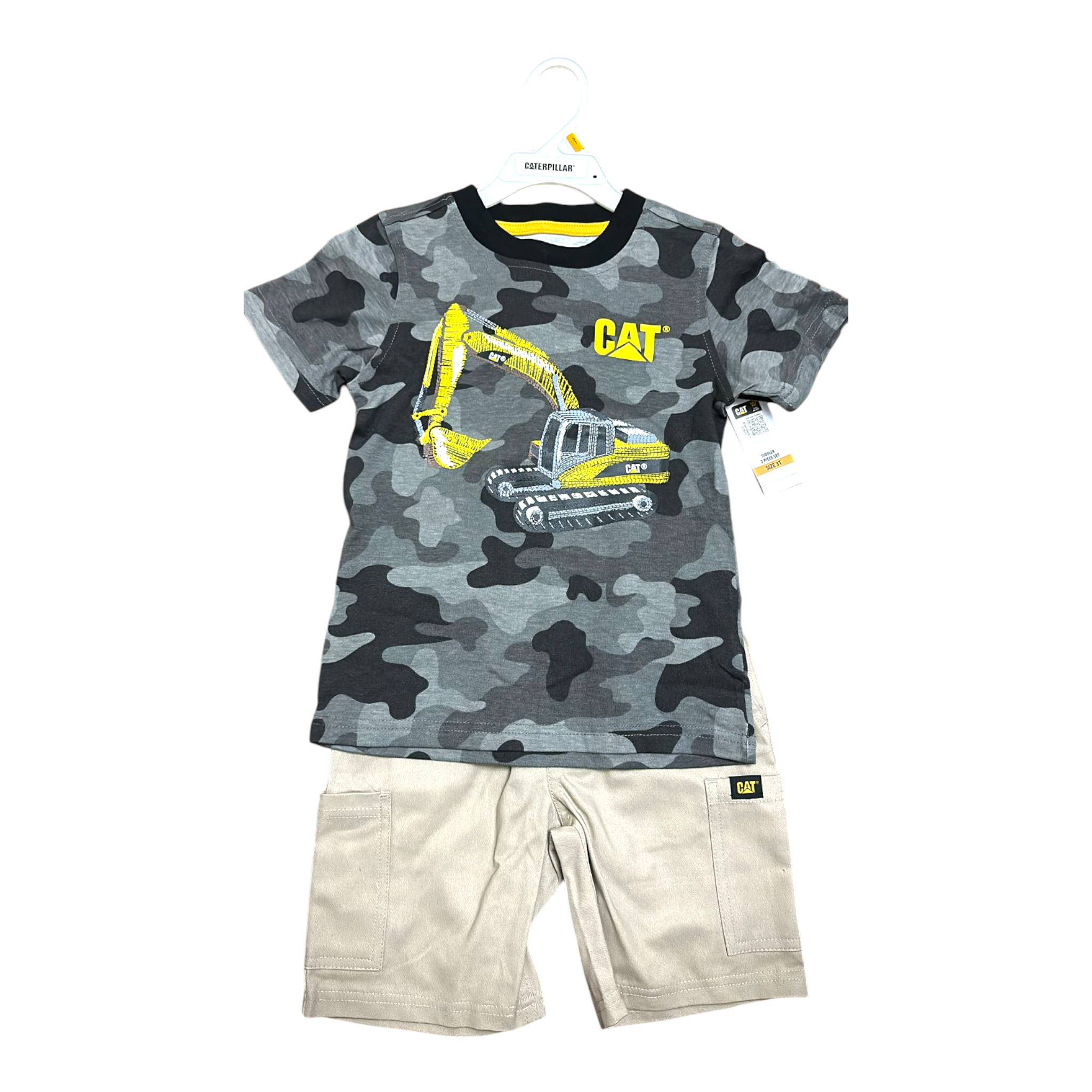 CAT Boys Short Set | Sizes 2T & 4T | Comfortable Kids Outfit