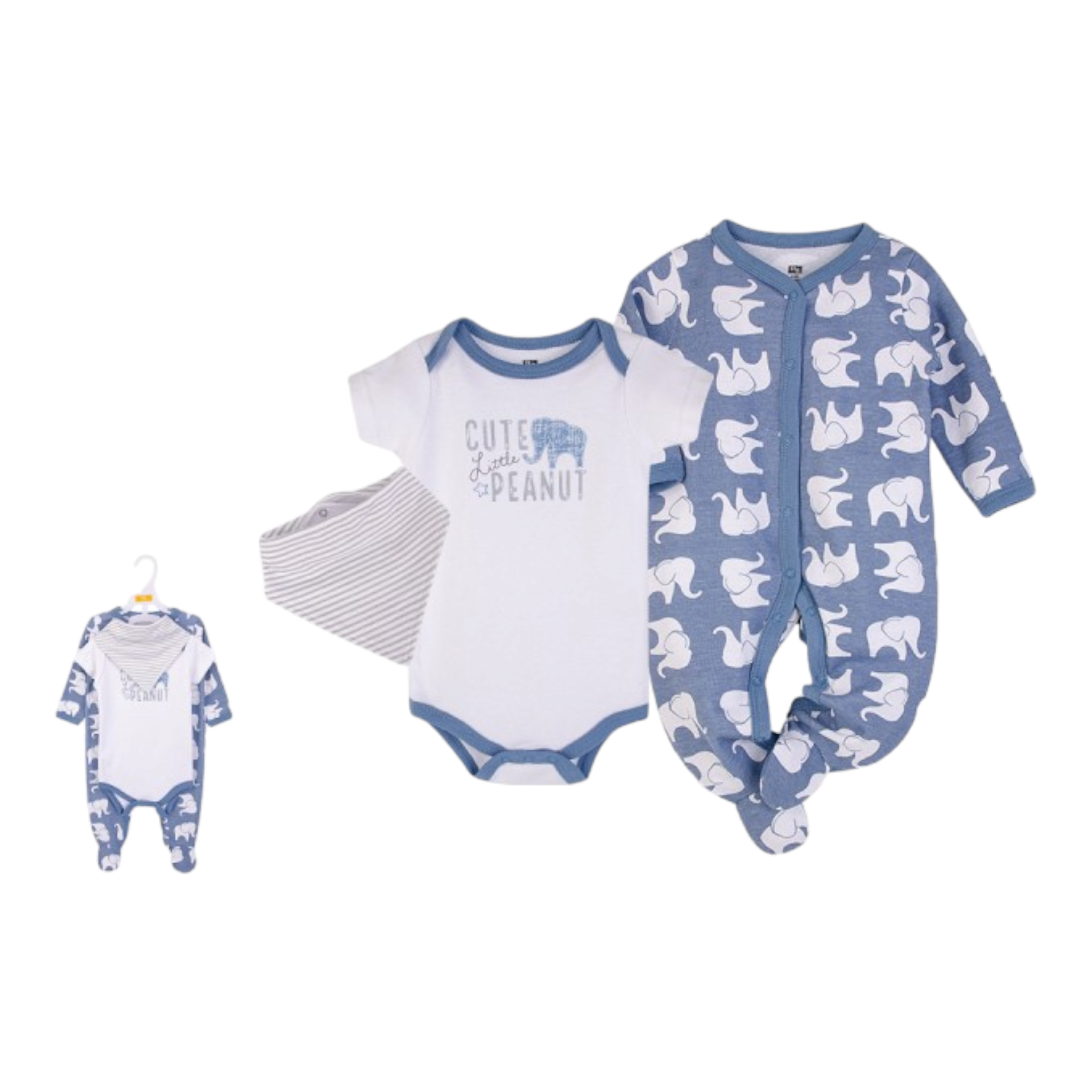 Baby 3-Piece Dinosaur Baby Layette SetS FOT NEWBORNS